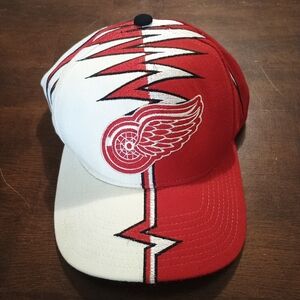 Vintage Detroit Red Wings Starter Shockwave Hat/Cap Rare 90s NHL